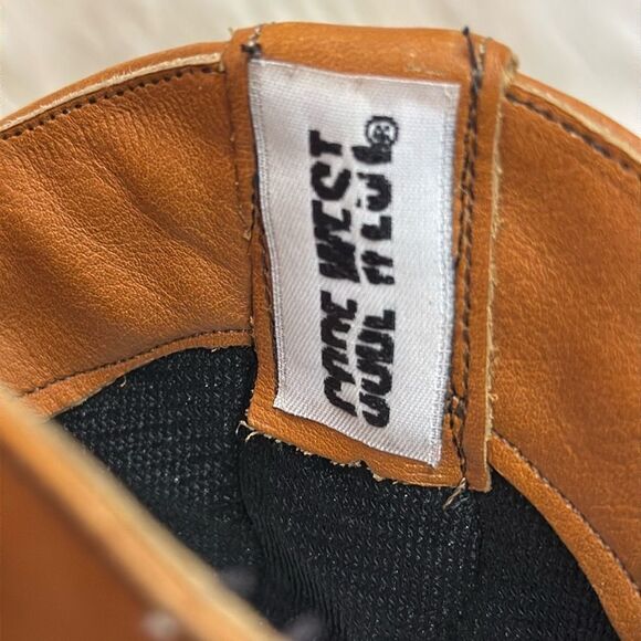 Vintage Real Leather Cowboy Boots Dream Catcher Festival Rave Burning Man A22 - Picture 12 of 15